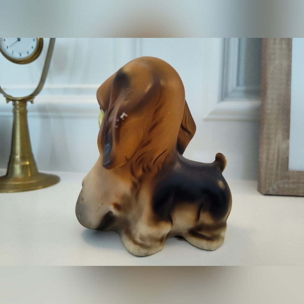 VINTAGE 1950's NORLEANS Japan Big Head Beagle Figurine ORIGINAL TAG - Picture 7 of 8